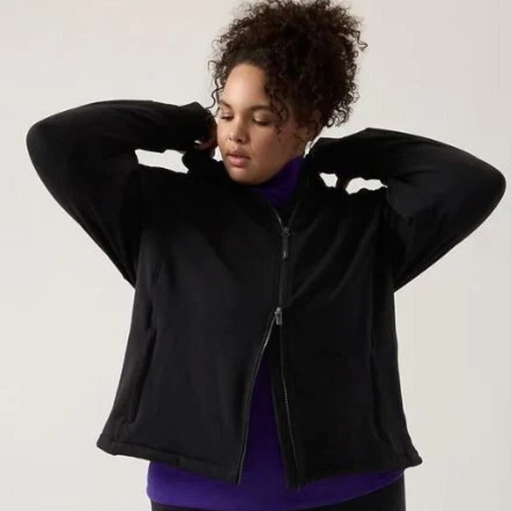 NWT 2X Black Arthleta Altitude Polartec Jacket Super Soft & Warm Hoodie
